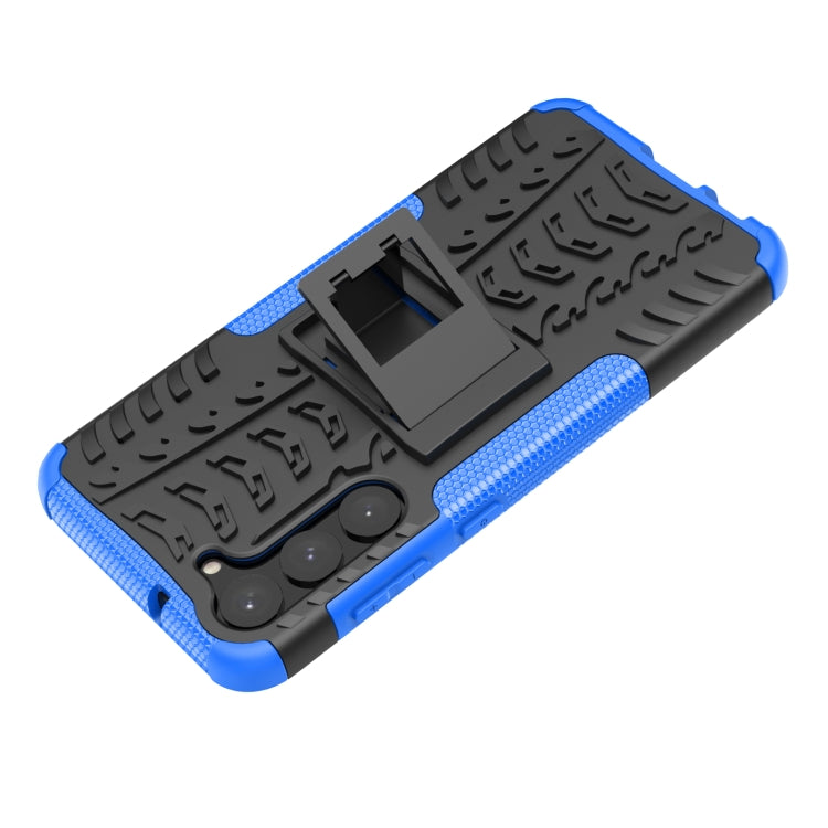 For Samsung Galaxy S23+ 5G Tire Texture TPU + PC Phone Case with Holder