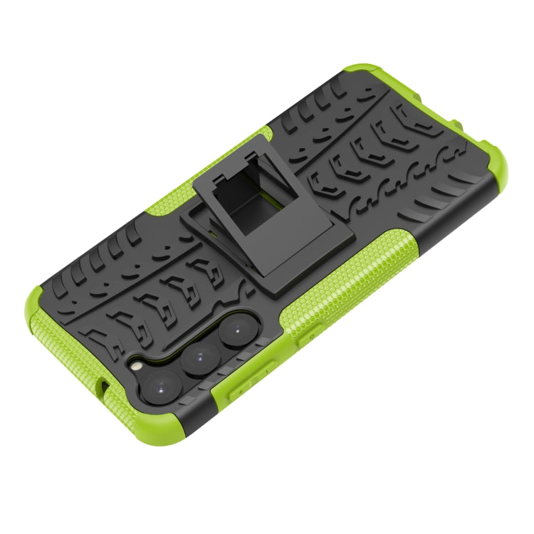 For Samsung Galaxy S23+ 5G Tire Texture TPU + PC Phone Case with Holder