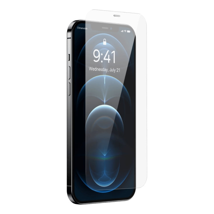 For iPhone 12 Pro Max Baseus 2pcs 0.3mm Crystal Explosion-proof Tempered Glass Film
