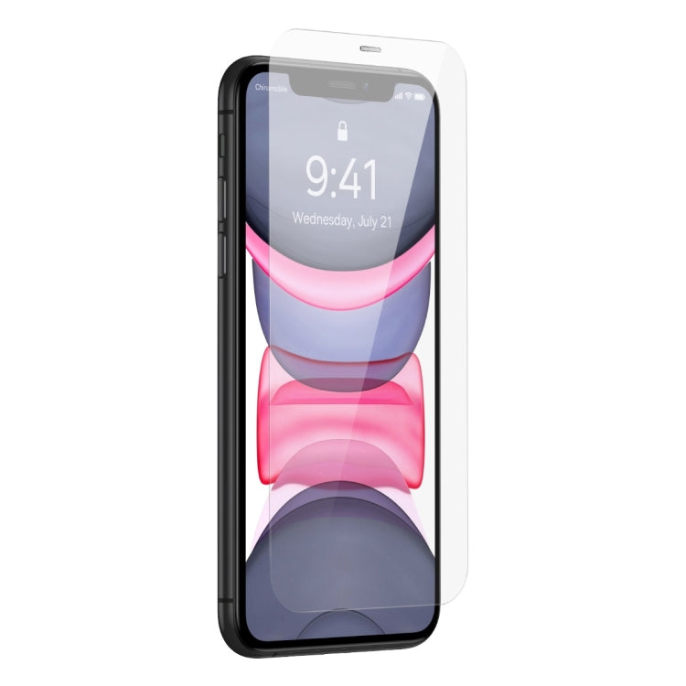 For iPhone 11/XR Baseus 2pcs 0.3mm Crystal Explosion-proof Tempered Glass Film
