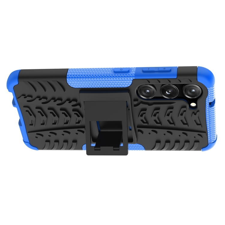 For Samsung Galaxy S23 5G Tire Texture TPU + PC Phone Case with Holder