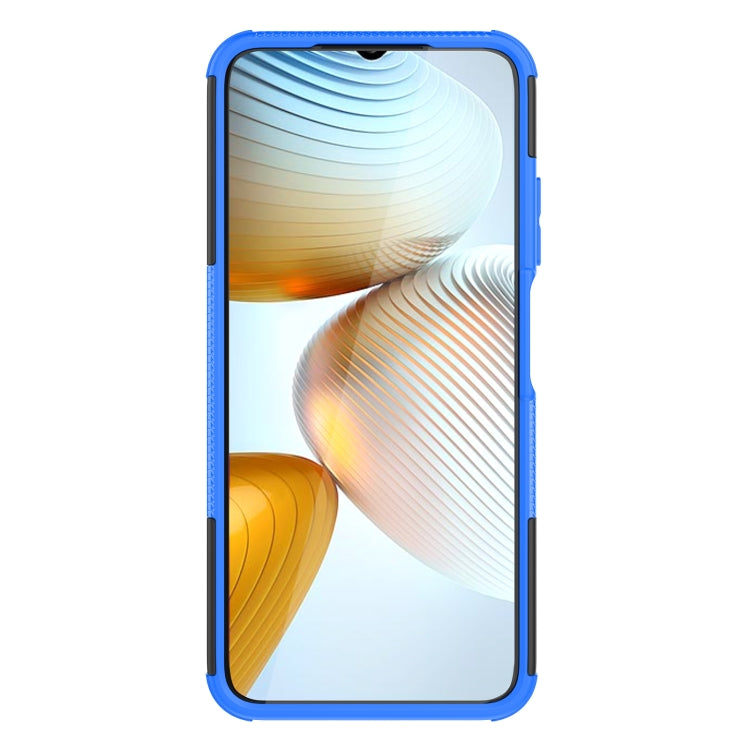For Xiaomi Poco M4 Tire Texture TPU + PC Phone Case with Holder