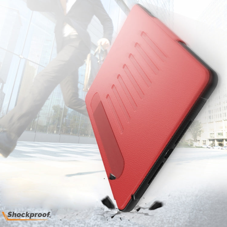 For iPad 10.2 PU + PC Horizontal Flip Magnetic Leather Case with Holder & Card Slot & Pen Slot & Sleep / Wake-up Function