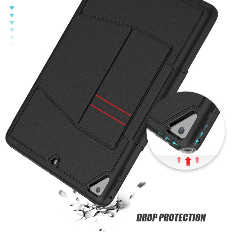 For iPad Pro 9.7 inch PU + PC Horizontal Flip Magnetic Leather Case with Holder & Card Slot & Pen Slot & Sleep / Wake-up Function