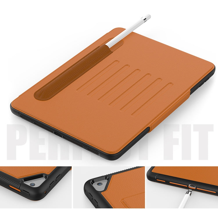 For iPad Pro 9.7 inch PU + PC Horizontal Flip Magnetic Leather Case with Holder & Card Slot & Pen Slot & Sleep / Wake-up Function