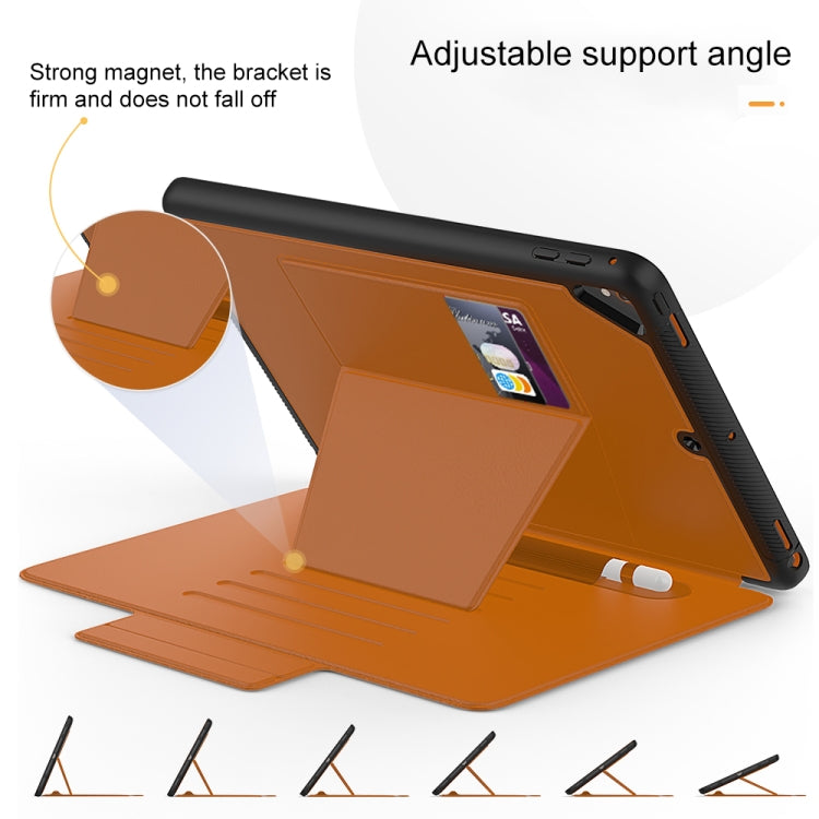 For iPad Pro 9.7 inch PU + PC Horizontal Flip Magnetic Leather Case with Holder & Card Slot & Pen Slot & Sleep / Wake-up Function