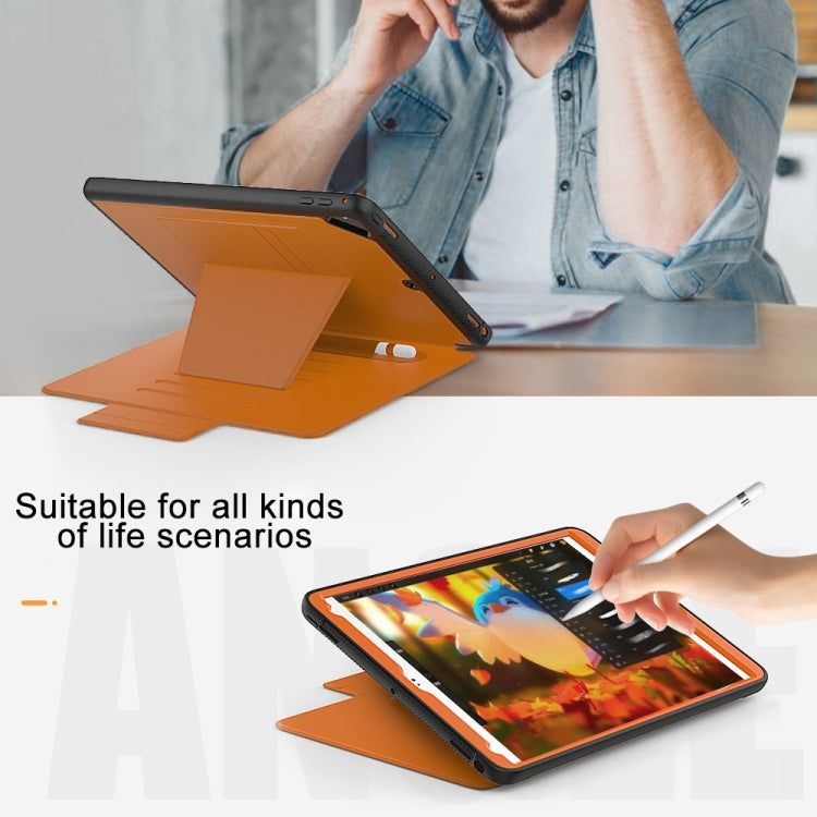 For iPad Pro 9.7 inch PU + PC Horizontal Flip Magnetic Leather Case with Holder & Card Slot & Pen Slot & Sleep / Wake-up Function