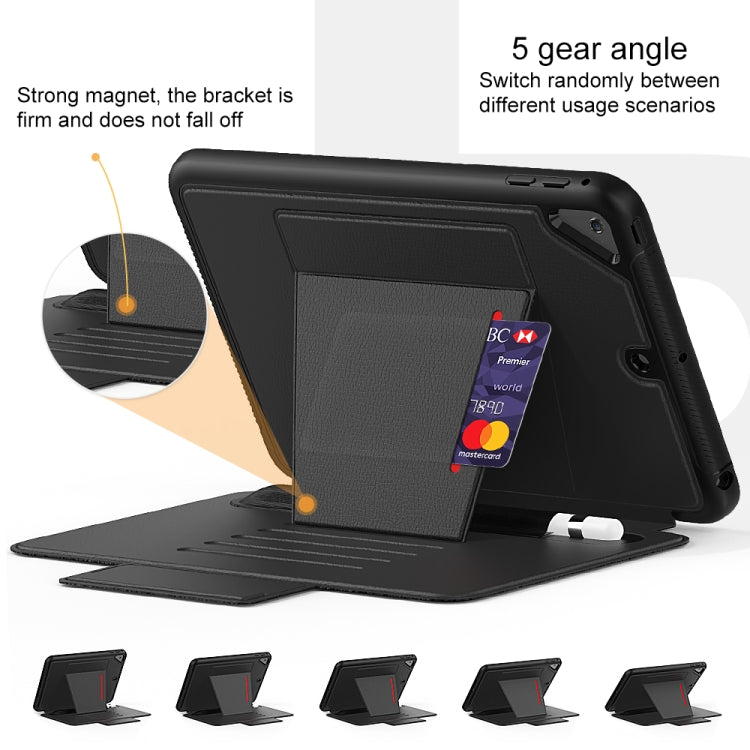 For iPad Mini 2019  PU + PC Horizontal Flip Magnetic Leather Case with Holder & Card Slot & Pen Slot & Sleep / Wake-up Function