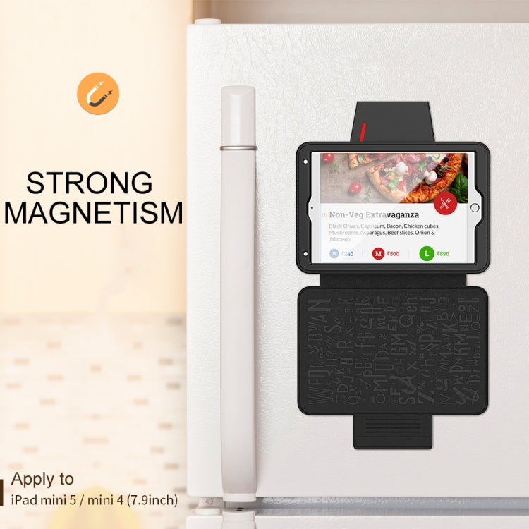For iPad Mini 2019  PU + PC Horizontal Flip Magnetic Leather Case with Holder & Card Slot & Pen Slot & Sleep / Wake-up Function