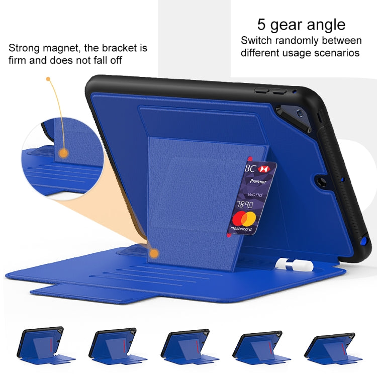 For iPad Mini 2019  PU + PC Horizontal Flip Magnetic Leather Case with Holder & Card Slot & Pen Slot & Sleep / Wake-up Function