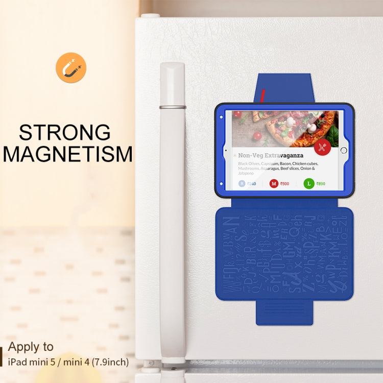 For iPad Mini 2019  PU + PC Horizontal Flip Magnetic Leather Case with Holder & Card Slot & Pen Slot & Sleep / Wake-up Function