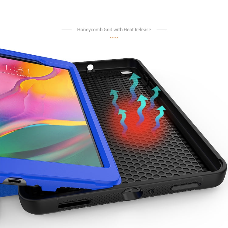 For Galaxy Tab A 8.0 (2019) T290 PU + PC Horizontal Flip Magnetic Leather Case with Holder & Card Slot & Pen Slot & Sleep / Wake-up Function