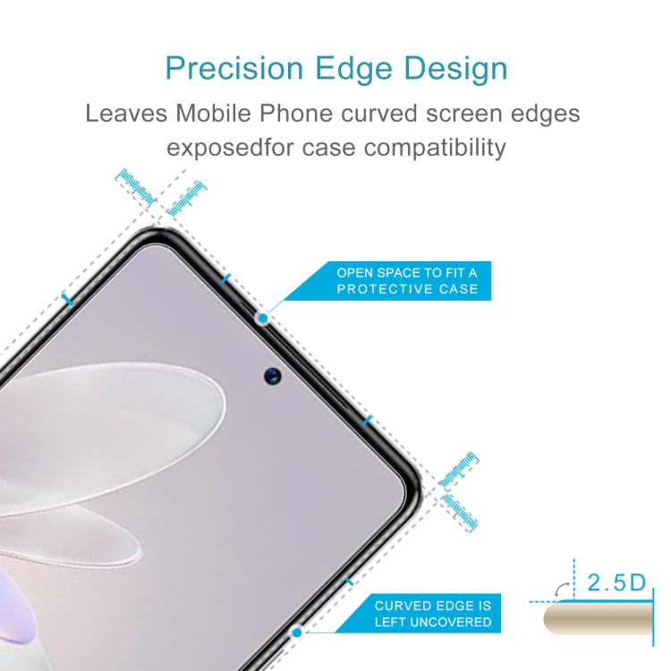 For vivo S16e 50pcs 0.26mm 9H 2.5D Tempered Glass Film