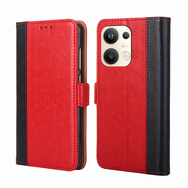 For OPPO Reno9 Pro+ 5G Ostrich Texture Flip Leather Phone Case