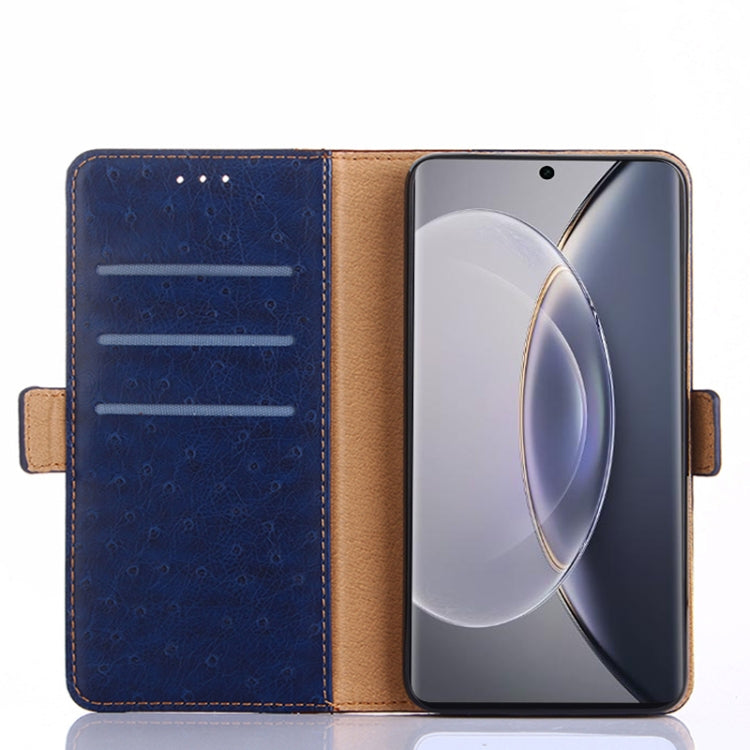 For vivo X90 Pro 5G Ostrich Texture Flip Leather Phone Case