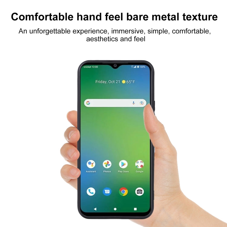 For Cricket Icon 4 TPU Phone Case(Black)