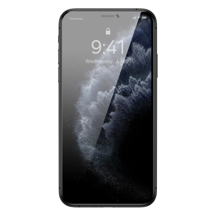 For iPhone XS Max/11 Pro Max Baseus 0.4mm Corning Peep-proof Tempered Glass Film