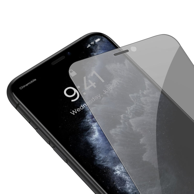 For iPhone XS Max/11 Pro Max Baseus 0.4mm Corning Peep-proof Tempered Glass Film