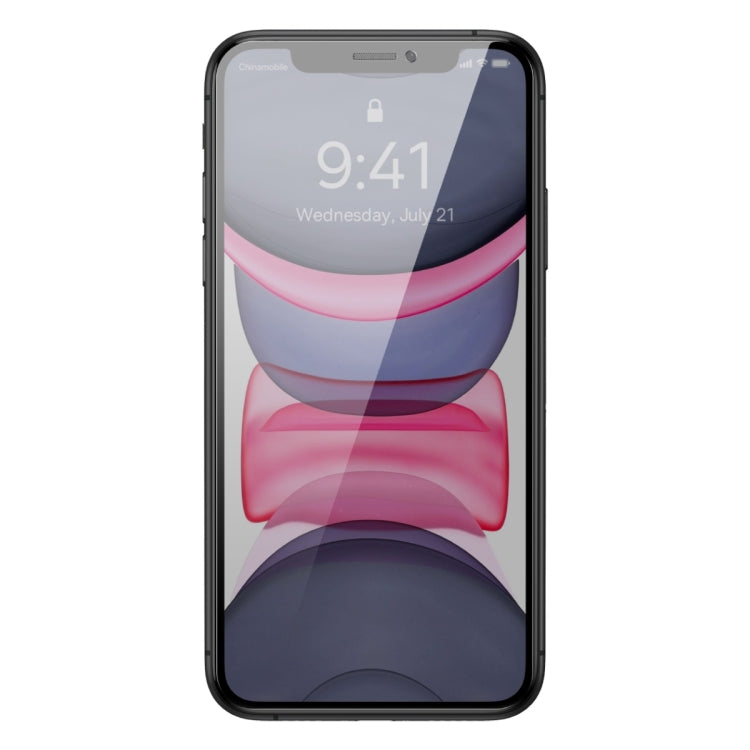 For iPhone 11/XR Baseus 0.4mm Corning Peep-proof Tempered Glass Film