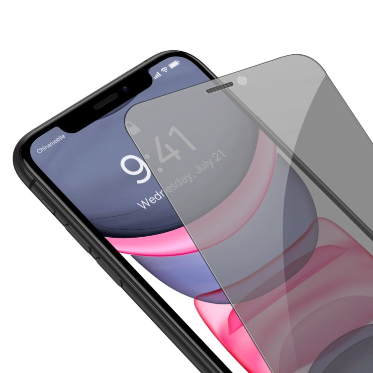 For iPhone 11/XR Baseus 0.4mm Corning Peep-proof Tempered Glass Film