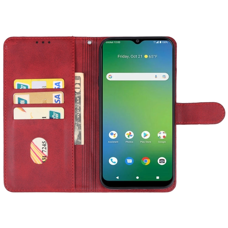 For Cricket Icon 4 Leather Phone Case