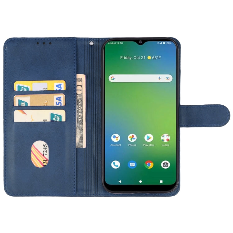 For Cricket Icon 4 Leather Phone Case