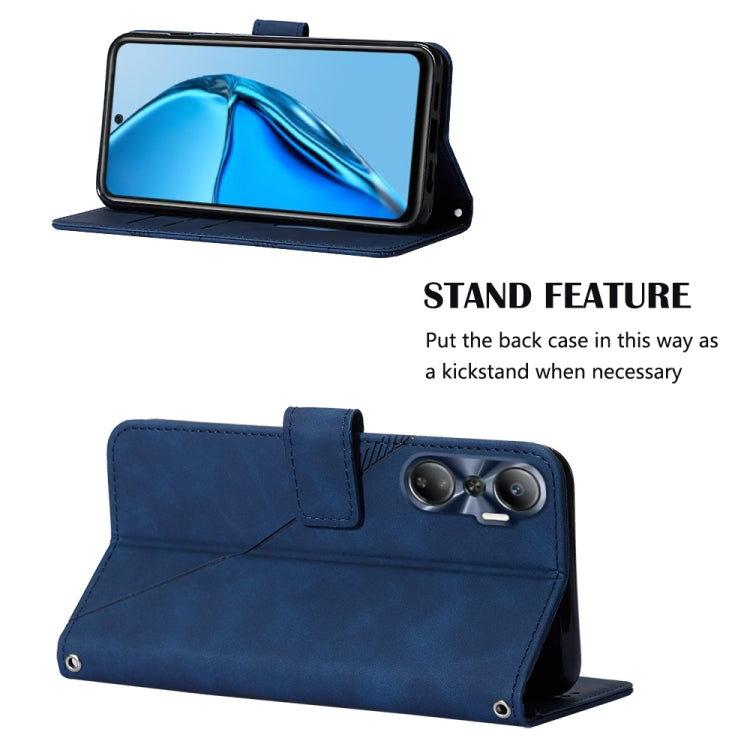 For Infinix Hot 20 4G Crossbody 3D Embossed Flip Leather Phone Case