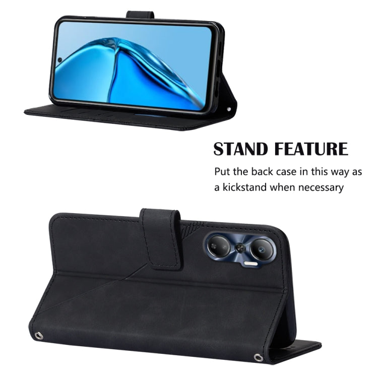 For Infinix Hot 20 4G Crossbody 3D Embossed Flip Leather Phone Case