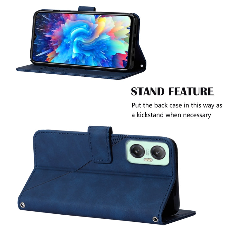 For Infinix Hot 20 5G Crossbody 3D Embossed Flip Leather Phone Case