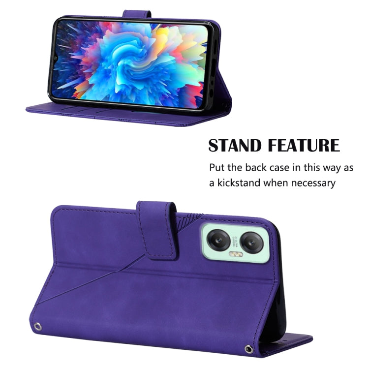 For Infinix Hot 20 5G Crossbody 3D Embossed Flip Leather Phone Case