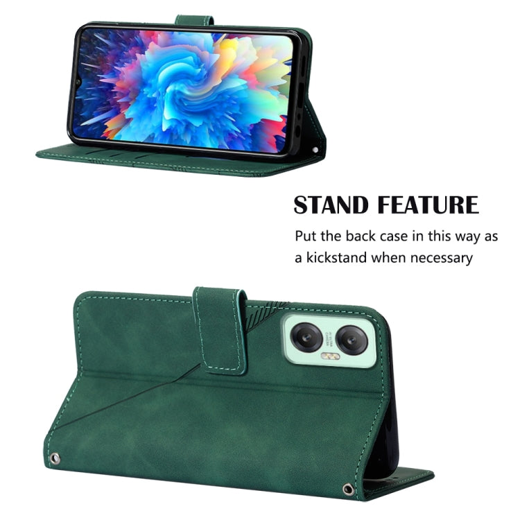 For Infinix Hot 20 5G Crossbody 3D Embossed Flip Leather Phone Case