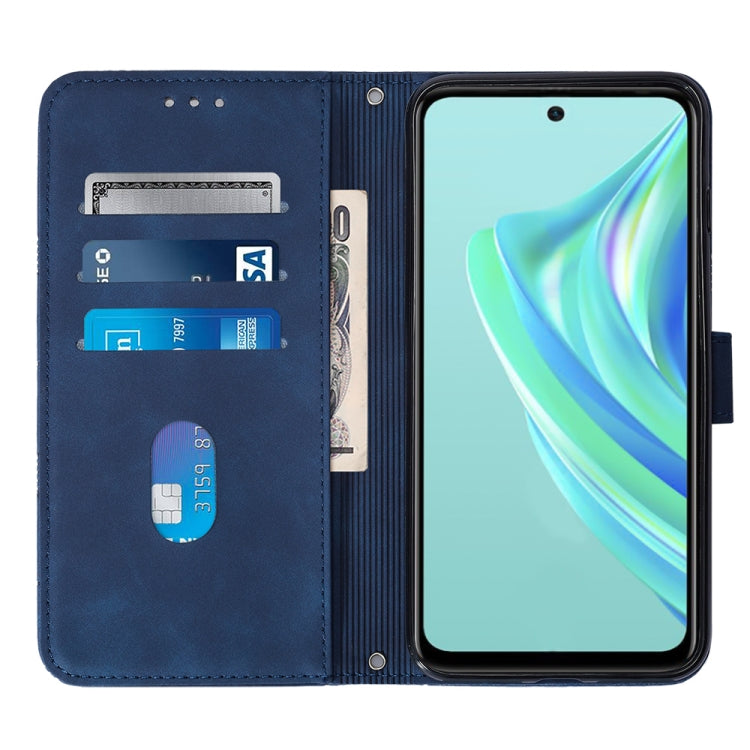 For Infinix Hot 20 Play Crossbody 3D Embossed Flip Leather Phone Case