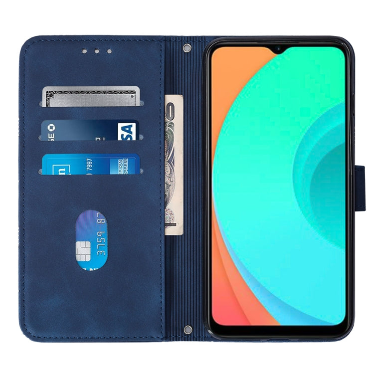 For Infinix Smart 7 Crossbody 3D Embossed Flip Leather Phone Case