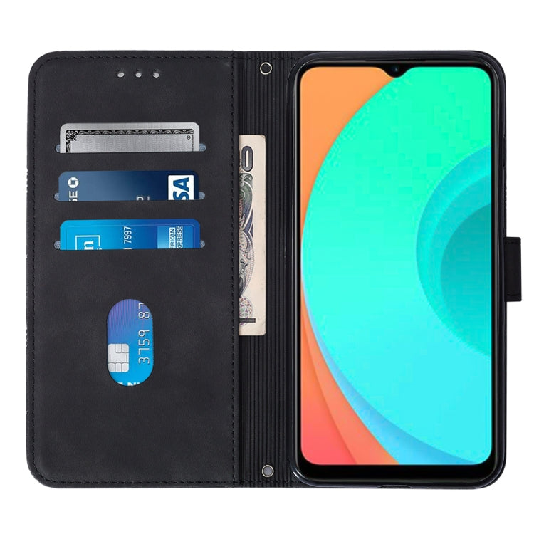 For Infinix Smart 7 Crossbody 3D Embossed Flip Leather Phone Case