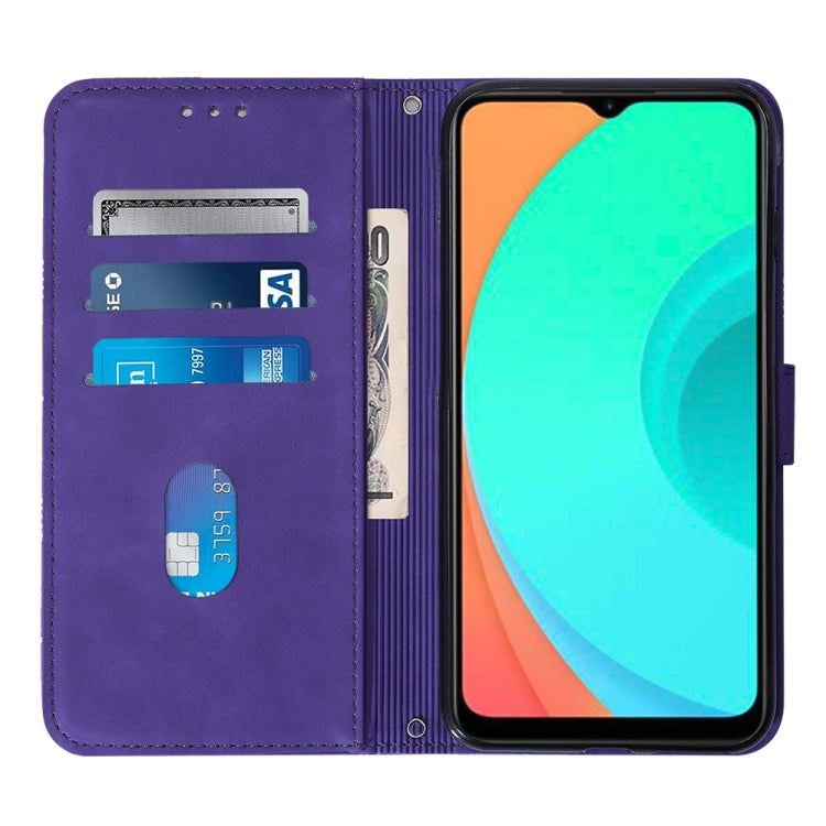 For Infinix Smart 7 Crossbody 3D Embossed Flip Leather Phone Case