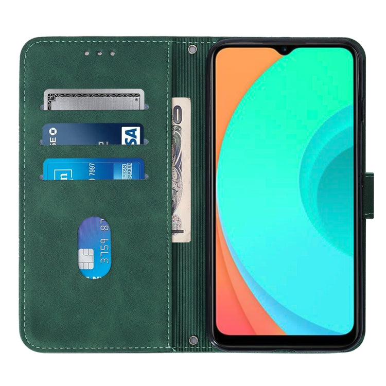 For Infinix Smart 7 Crossbody 3D Embossed Flip Leather Phone Case