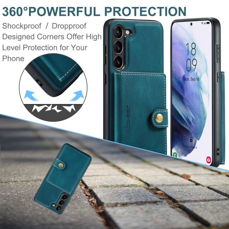 For Samsung Galaxy S23+ 5G JEEHOOD Retro Magnetic Detachable Wallet Phone Case