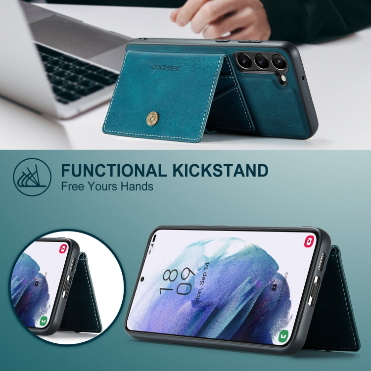 For Samsung Galaxy S23+ 5G JEEHOOD Retro Magnetic Detachable Wallet Phone Case