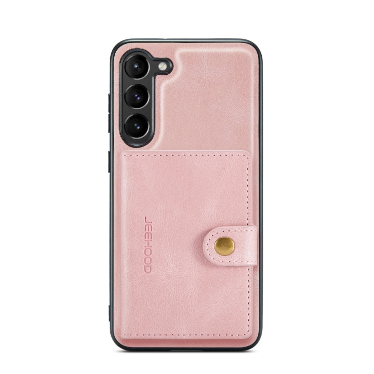 For Samsung Galaxy S23+ 5G JEEHOOD Retro Magnetic Detachable Wallet Phone Case