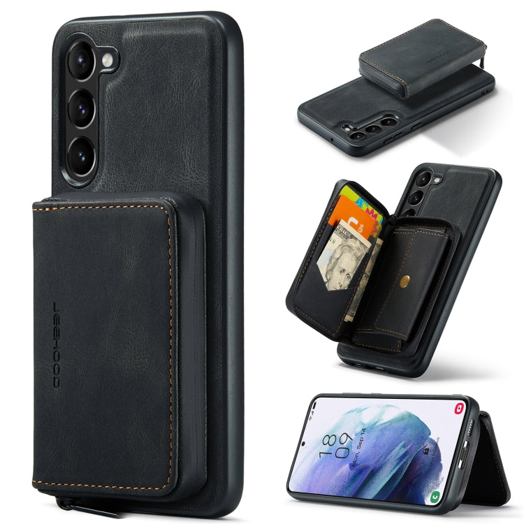 For Samsung Galaxy S23+ 5G JEEHOOD Magnetic Zipper Wallet Leather Phone Case
