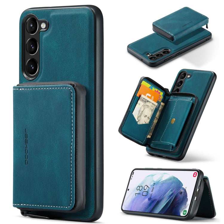 For Samsung Galaxy S23+ 5G JEEHOOD Magnetic Zipper Wallet Leather Phone Case