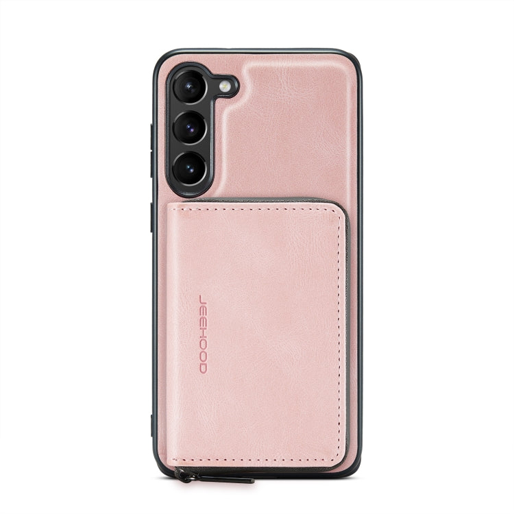 For Samsung Galaxy S23+ 5G JEEHOOD Magnetic Zipper Wallet Leather Phone Case