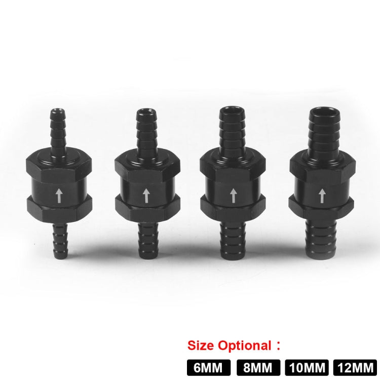 8mm Car  Aluminium Alloy Fuel Petrol One Way Non Return Check Valve