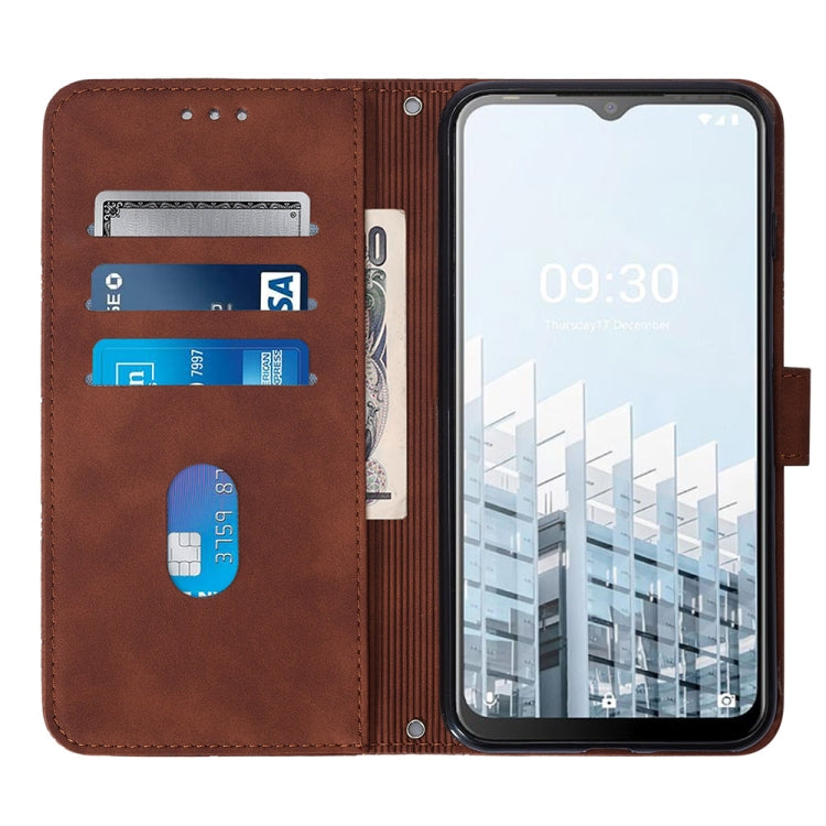 For Tecno Pop 6 Pro Crossbody 3D Embossed Flip Leather Phone Case