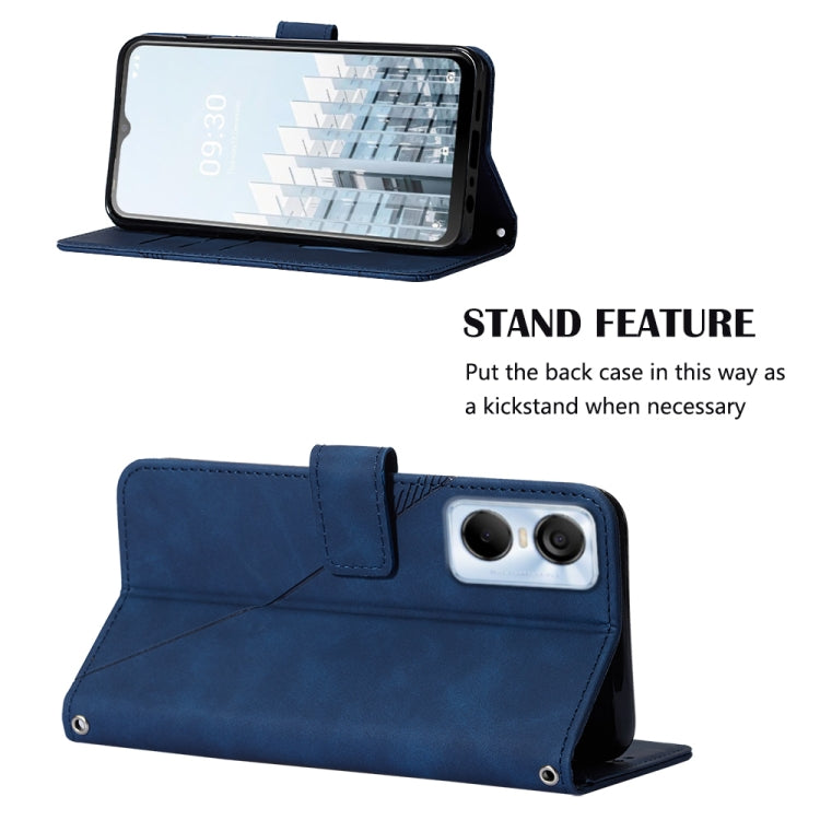 For Tecno Pop 6 Pro Crossbody 3D Embossed Flip Leather Phone Case