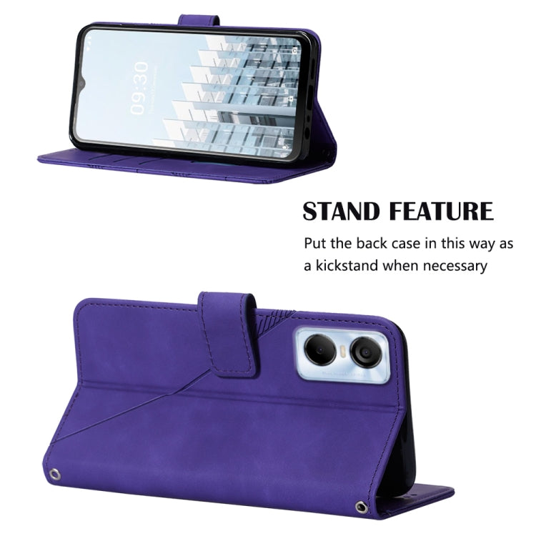 For Tecno Pop 6 Pro Crossbody 3D Embossed Flip Leather Phone Case