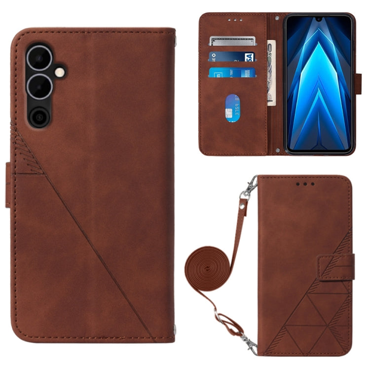 For Tecno Pova Neo 2 Crossbody 3D Embossed Flip Leather Phone Case
