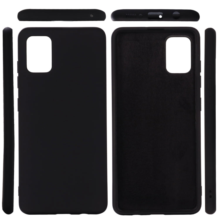 For Galaxy A71 5G Solid Color Liquid Silicone Dropproof Full Coverage Protective Case