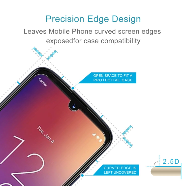 For Moxee M2160 50pcs 0.26mm 9H 2.5D Tempered Glass Film