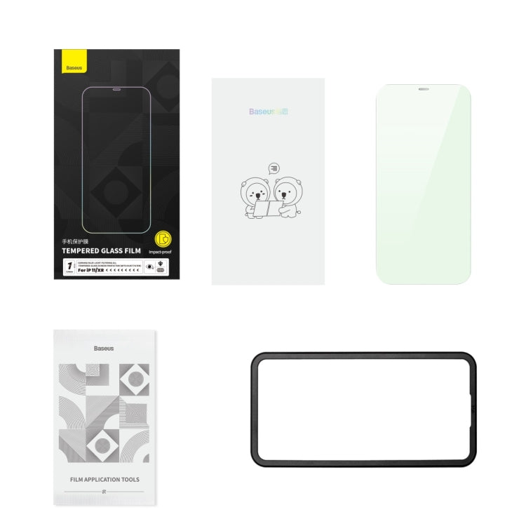 For iPhone 11/XR Baseus 0.4mm Corning Anti Blue-ray Tempered Glass Film